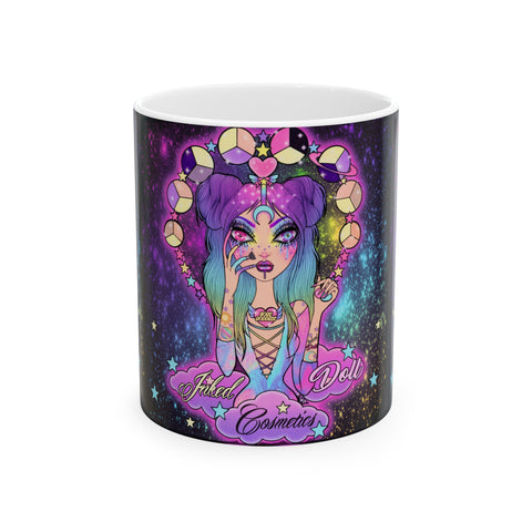 CELESTIAL DOLL BOSS GODDESS Ceramic Mug, (11 oz)