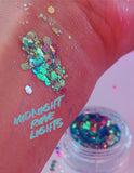 MIDNIGHT RAVE LIGHTS Chunky Festival Glamdoll Glitter - inkeddollcosmetics
