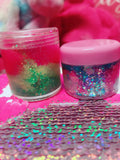 MERMICORN BARBIE DUO Mermaid Jelly Shot (Face/Body/Hair) Glitter Gel - inkeddollcosmetics