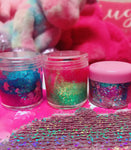 MERMICORN BARBIE DUO Mermaid Jelly Shot (Face/Body/Hair) Glitter Gel - inkeddollcosmetics