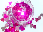 BE MINE HEART Mix FESTIVAL Glitter CONFETTI - inkeddollcosmetics