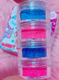 "COTTON CANDY" (Neon/Pastel Quad) Rave Lites *Blacklight UV Reactive Powders*!