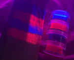 "COTTON CANDY" (Neon/Pastel Quad) Rave Lites *Blacklight UV Reactive Powders*!