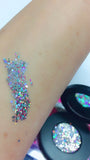 "CRYSTAL CHANDELIER" Duo Chrome Metallic Pressed Glitter! - inkeddollcosmetics