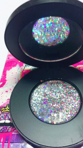 PRESSED GLITTERS! *Silver/Gold Collection* - inkeddollcosmetics