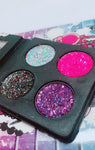 DEAD CUTE Metallic Pressed Glitter Quad - inkeddollcosmetics