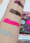 DEAD CUTE Metallic Pressed Glitter Quad - inkeddollcosmetics