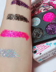 DEAD CUTE Metallic Pressed Glitter Quad - inkeddollcosmetics