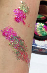 *EDC (Electric Daisy Festival)* Metallic/Iridescent Duo Pressed Glitter! - inkeddollcosmetics