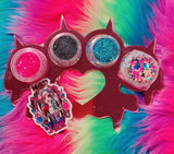 *ELECTRIC CIRCUS!* New Glitter Knuckleduster Pallette - inkeddollcosmetics