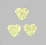 *GLOW-in-the-DARK* Festival HEARTS Glitter CONFETTI - inkeddollcosmetics