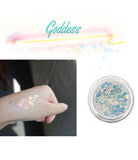 GODDESS Mermaid Jelly (Face/Body/Hair) Glitter Gel - inkeddollcosmetics