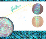 GODDESS Mermaid Jelly (Face/Body/Hair) Glitter Gel - inkeddollcosmetics