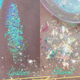 GODDESS Mermaid Jelly (Face/Body/Hair) Glitter Gel - inkeddollcosmetics