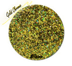 GOLD CHROME (CHUNKY or FINE) Holographic Glamdoll Glitter - inkeddollcosmetics