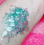 Electric Lily Chunky Iridescent Glamdoll Glitter - inkeddollcosmetics