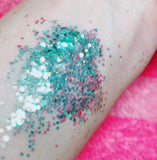 Electric Lily Chunky Iridescent Glamdoll Glitter - inkeddollcosmetics