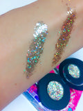 PRESSED GLITTERS! *Silver/Gold Collection* - inkeddollcosmetics
