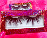 #$IKKENING 3D DreamDoll Lashes *Pink Holographic* Case