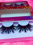 #$IKKENING 3D DreamDoll Lashes *Pink Holographic* Case