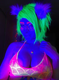 LOUD LEMON "Rave Lites" (BLACKLITE UV REACTIVE POWDERS) - inkeddollcosmetics