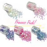 PRINCESS PACK! (5 Pack) LOOSE Glitter - inkeddollcosmetics