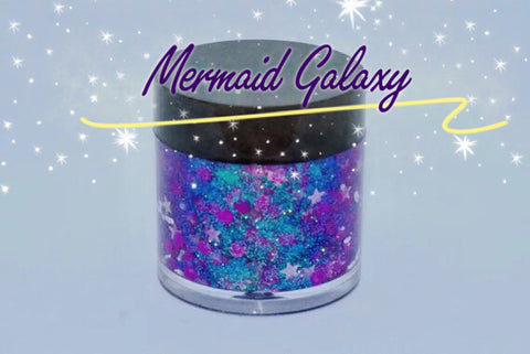 MERMAID GALAXY Mermaid Jelly (Face/Body/Hair) Glitter Gel - inkeddollcosmetics