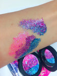 *MERMAID PARADISE !*  Iridescent Glitter Pressed Single! - inkeddollcosmetics