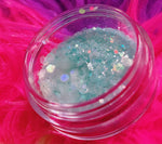 MINT CRYSTALS  Chunky GlamDoll Glitter