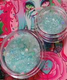 MINT CRYSTALS  Chunky GlamDoll Glitter