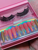 CUPCAKE CURRENCY 6D Xtra Thick n' Bold  DreamDoll-Luxe Lash & Nail Set