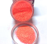 NEON SHERBERT Iridescent (Orange) Glamdoll Glitter - inkeddollcosmetics