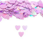 Prismatic PINK HEARTS Festival Glitter CONFETTI - inkeddollcosmetics