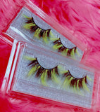 *Queen BEE-OTCH* (Black & Yellow) DreamDoll COLOR Lashes!