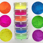 ROLLERGIRL "RAVE LITES"(Blacklite UV Reactive Powders!) - inkeddollcosmetics