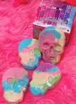 *Unicorn Bakerie * PASTEL RAINBOW SUGAR SKULL  Dessert Bath Bomb