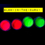 BLACKLIGHT BRIGHT "RAVE LiTes" (Blacklite Reactive Powders!) - inkeddollcosmetics