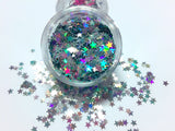 METALLIC STARS Festival Glitter CONFETTI - inkeddollcosmetics