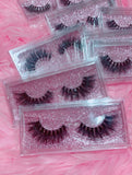 #SNATCHED 5D DREAMDOLL LASHES *GLITTER* CASE - inkeddollcosmetics