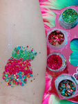 *MERRY & BRIGHT!*  New Glitter Knuckleduster Pallette - inkeddollcosmetics