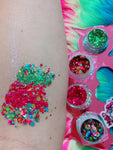 *MERRY & BRIGHT!*  New Glitter Knuckleduster Pallette - inkeddollcosmetics