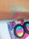 *TROPICAL SLUSHY !*  Iridescent Glitter Pressed Single! - inkeddollcosmetics