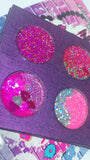 "TRUE LOVE HEARTS" Pressed Glitter Quad! - inkeddollcosmetics