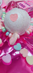 *LMT EDT* “2 CUTE4U CANDY HEARTS “Unicorn Bakerie” Bath Bomb