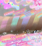 “UNICORN FAIRIES” 4 PC Bundle Pressed MULTI-CHROME/DUOCHROMES